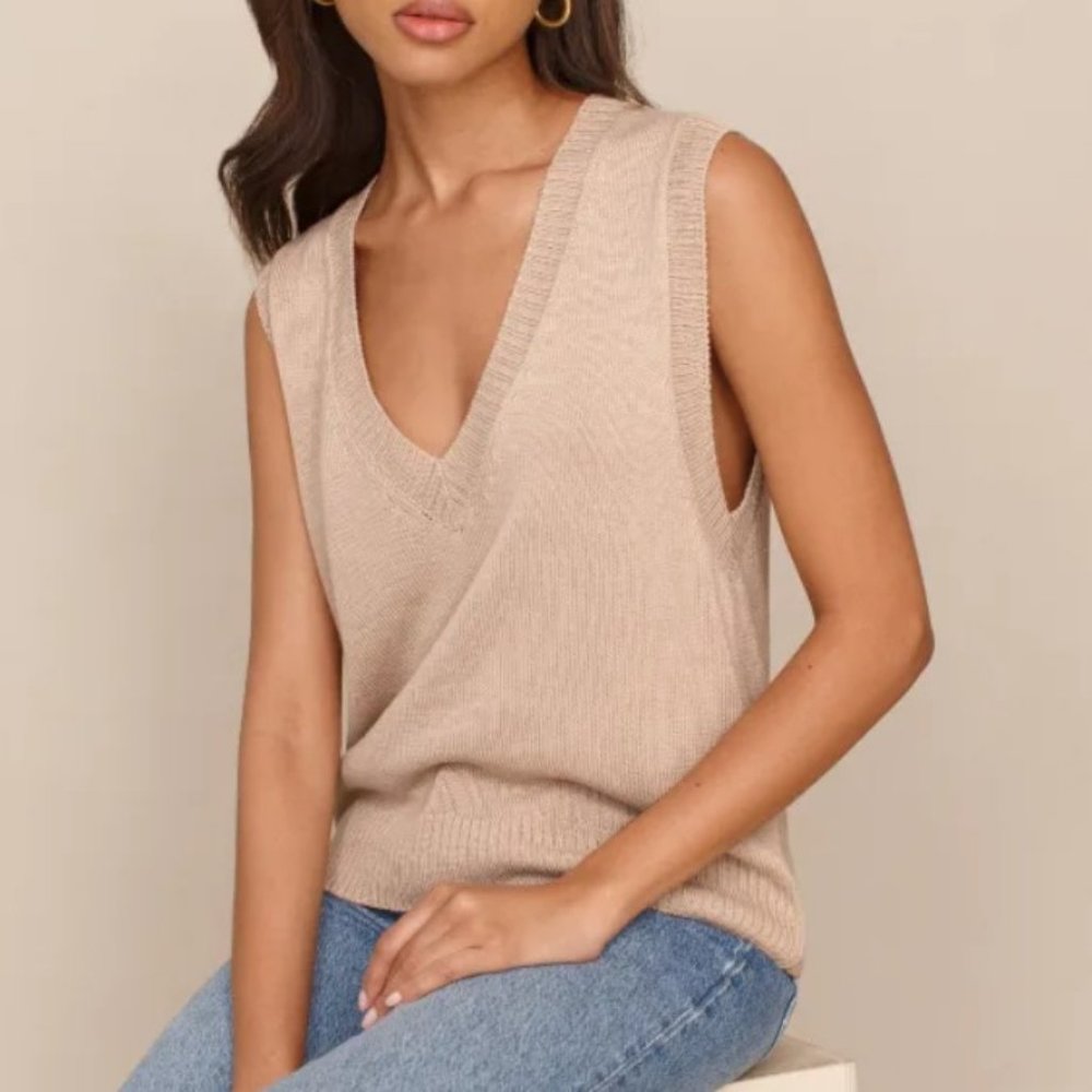 Reformation Maison Relaxed Sweater Vest